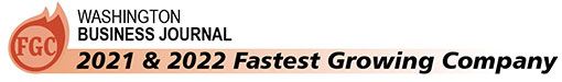 Washington Business Journal - 2021 & 2022 Fastest Growing Company